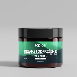 Żelki CBD relaks i odprężenie. moc 4 ziół – BEZ CUKRU – TOPICAL smak jeżynowy