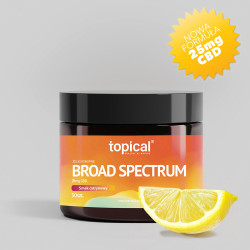 Żelki CBD broad spectrum 25mg – smak cytrynowy – TOPICAL