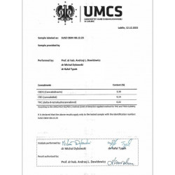 Susz CBD ≈ 9%, CBDV ≈ 3%, THC ≈ 0,22%, – Cannabis 5g, BioHemp